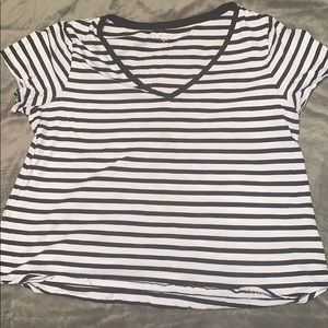 Stripped Short Sleeved Shirt